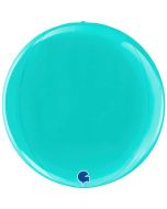 Globe 15"Tiffany 4D Foil Balloon Packaged