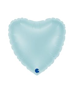 Heart 09inc Pastel Blue (10Pz in 1 Bag)