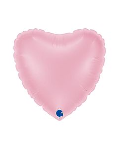Heart 09inc Pastel Pink (10Pz in 1 Bag)