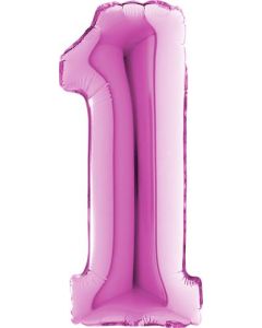 14" Number Fuxia 1