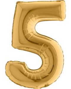 14" Number Gold 5