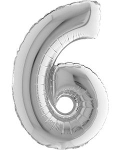 14" Number Silver 6