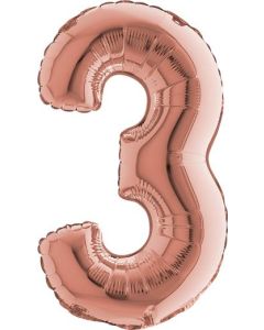 14" Number Rose Gold 3