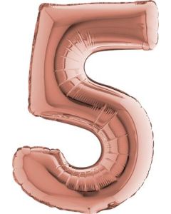 14" Number Rose Gold 5