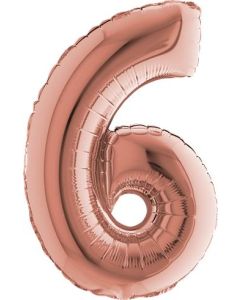 14" Number Rose Gold 6