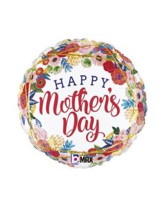 18" Mothers Day Floral Geo