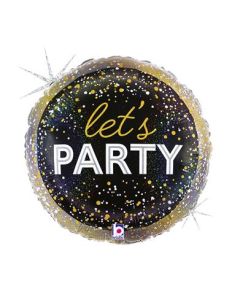 18" Metallic Birthday Party Foil Balloon Packaged