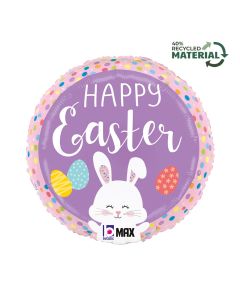 18" Easter Bunny Dots Unpackaged