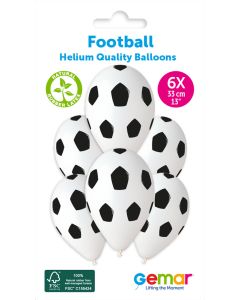 13" Football # 170 GS120 6pcs