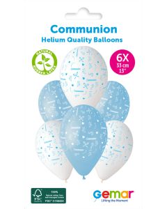 13" Communion #1187 Boy GS120 6pcs