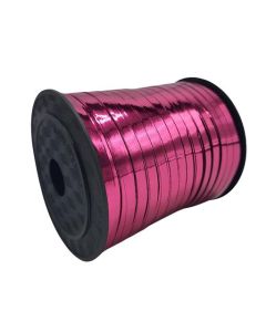 5mm x 250 Metre Foil Curling Ribbon Pink