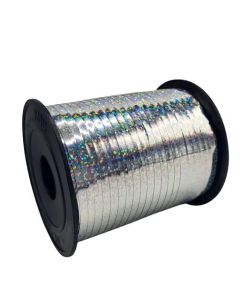 5mm x 250 Metre Foil Curling Ribbon Silver