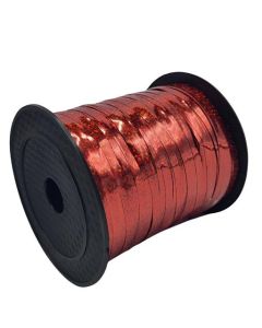 5mm x 250 Metre Holographic Curling Ribbon Red