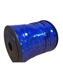 5mm x 250 Metre Holographic Curling Ribbon Blue