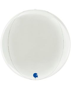 Globe 15inc White 4D - 74118WH-P