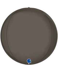 Globe 15"Platinum Grey 4D Foil Balloon Packaged