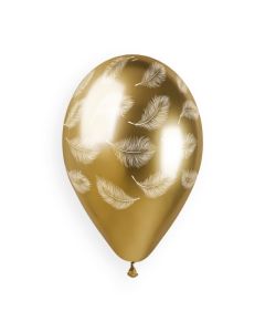 13" (25ct) Shiny Gold Plume #088 - 948486