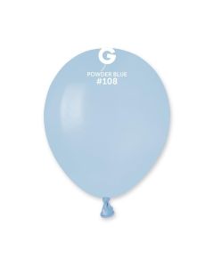 Pk1000 5" Latex Balloons Powder Blue #108 - A50.108.1000