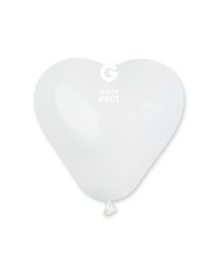 6" White #001 CR6 100pcs