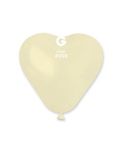 6" Ivory #059 CR6 100pcs