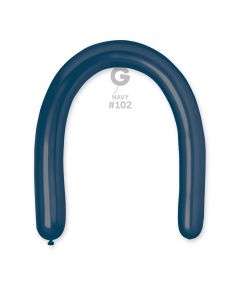 3" Navy #102 D6 50pcs