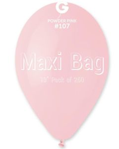 13" Maxi Bag Pk250  Powder Pink #107 