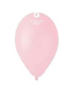 Pk250 13" Latex Balloons Powder Pink #107 - G120.107.250
