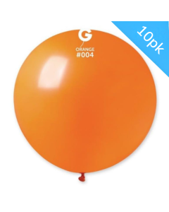 31" Giant Balloons 10pcs Orange #004 - G30.004.10