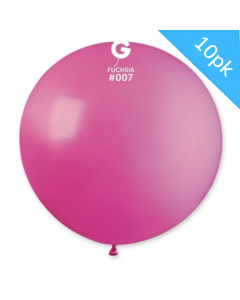 31" Giant Balloons 10pcs Fuchsia #007 - G30.007.10