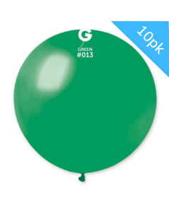 31" Giant Balloons 10pcs Green #013 - G30.013.10