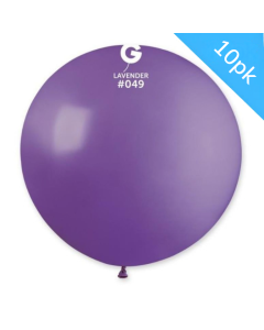 31" Giant Balloons 10pcs Lavender #049 - G30.049.10