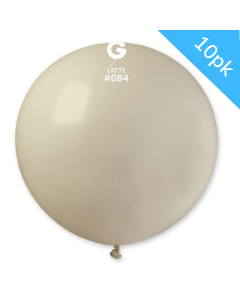 31" Giant Balloons 10pcs Latte #084 - G30.084.10