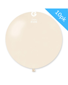 31" Giant Balloons 10pcs Linen #106 - G30.106.10