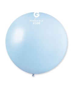 Pk1 30" Latex Balloon Powder Blue #108 - G30.108.1