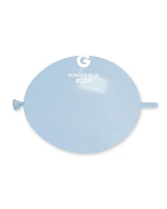 Pk100 6" Latex Balloons Powder Blue #108 - GL6.108.100