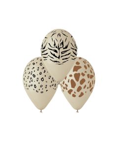 13" (25ct) Animal print ass #084 Latte - 948103