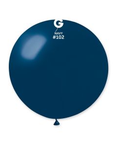 Pk1 31" Latex Balloon Navy #102 - 348859