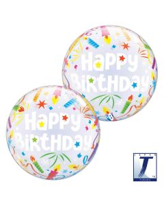 22" Bubble Birthday Lit Candles - TK00009