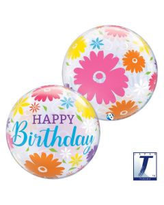 22" Bubble Birthday Flowers & Filigree - TK00010