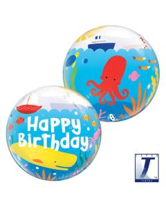 22" Bubble Birthday Maritime Fun - TK00020