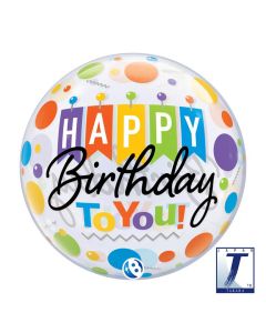 22" Bubble Birthday Banner - TK00024