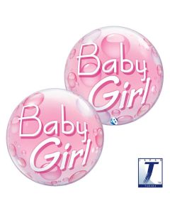 22" Bubble Baby Girl Pink &Confetti Dots - TK00033