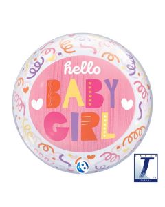 22" Bubble Baby Girl Streamers - TK00035