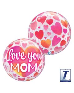 22" Bubble Love you Mom Pink - TK00043