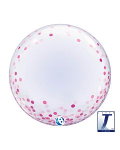 24" DECO Bubble Pink Confetti Dots - TK00045