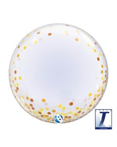 24" DECO Bubble Gold Confetti Dots - TK00046