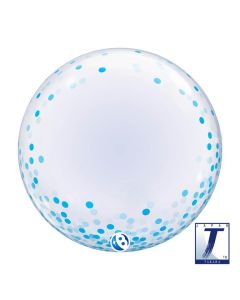 24" DECO Bubble Blue Confetti Dots - TK00048