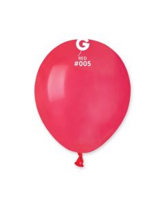 5" Red #005 A50 50pcs
