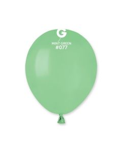 5" Mint Green #077 A50 50pcs