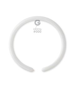 1" Crystal Clear #000 D2 100pcs